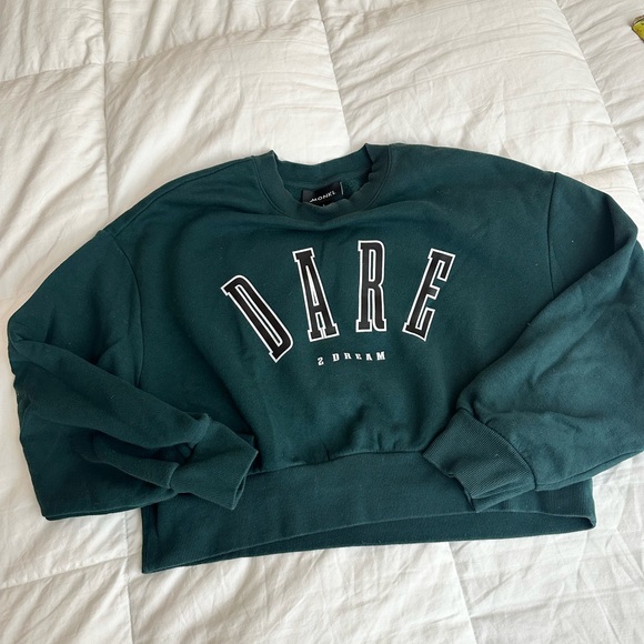 cropped sweater pullover graphic DARE - Picture 5 of 7